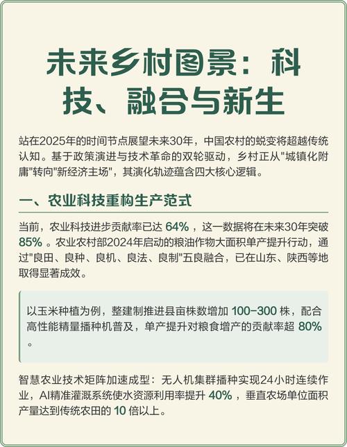 未来乡村图景 科技、融合与新生