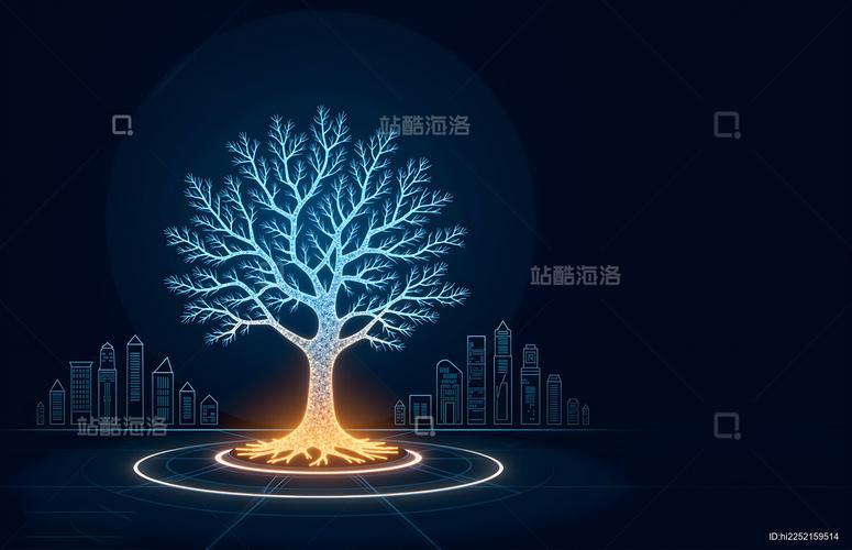 科技发光树 城市边缘的诗意与未来